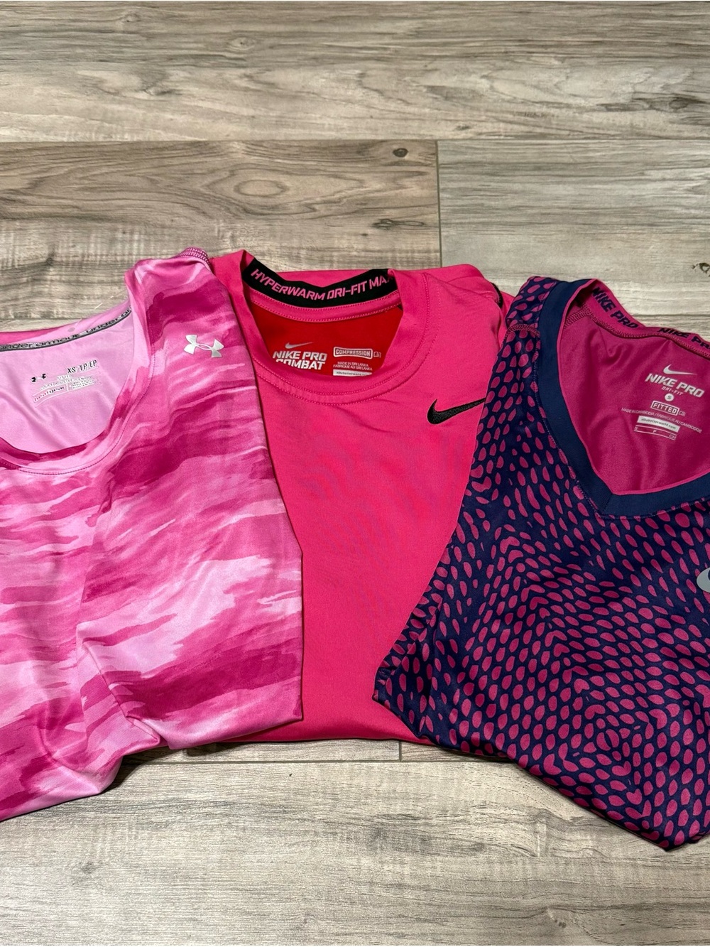 Under Armour and Nike Fitted Athletic Tops